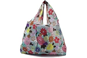 BEEFLYING Borse per la spesa riutilizzabili Borse per la spesa in nylon ecologiche pieghevoli Borse impermeabili per lo shopping Viaggi Campeggio all'aperto