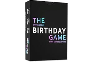 HOLLEW The Outrageous Birthday Card Game | Adult Games for Birthdays | Party Games | Birthday Gifts for Women & Men, Party Gift Ideas for Him or Her, Boyfriend and Girlfriend | Fun Card Games for Adults
