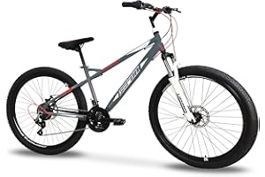 GERONI Bici Bicicletta MTB Cosmos 27.5'' Pollici AMMORTIZZATA Cambio a 21 Velocita' Mountain Bike Freni a Disco