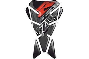 PARASERBATOIO ADESIVO, TANKPAD, TANKSCHUTZ, PROTECTION DE RESEVOIR, RESINATO EFFETTO 3D compatibile con SUZUK.I GSX-R V1