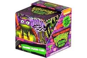 SHASHIBO Teenage Mutant Ninja Turtles Shape Shifting Box - Award-Winning, Patented Magnetic Puzzle Cube w/36 Rare Earth Magnets -Fidget Cube Transforms Into Over 70 Shapes (Donnie Series 2)