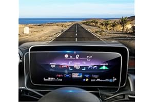 Coleya Protectores de Pantalla Compatible con Mercedes Benz C-Class W206 2021-2024/ GLC X254 SUV 2022-2024, 9H Anti-raspado Película Protectora de Vidrio Templado del Salpicadero (12,3 Pulgadas)