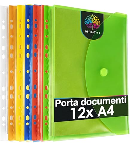 Portadocumenti A5 Con 120 Adesivi Salvabuchi - Set 10 Pezzi, Chiusura A Strappo - Foto 6