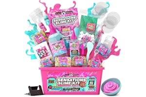 Original Stationery Kit de Slime Sensaciones ASMR, Kit Completo de Slime para Niñas para Hacer Videos ASMR como Influencers de Redes Sociales, DIY Regalos Cumpleaños Niños