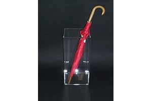 Cavinato acrylics - Portaombrelli in plexiglass Trasparente cm. 20x20xH. 50