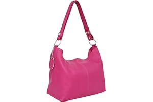 AMBRA Moda Sac à main en cuir pour femme, sac porté épaule GL005