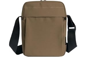 MAVHVAM Shoulder Bag Water Repellent Durable Crossbody Bag with Soft Strap and Reflective Zipper Rope