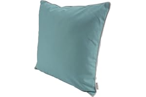 CB Home & Style Outdoor Garden Cushion Yarn Dyed Uni Waterproof 45 x 45 cm, 45 x 45 cm, turquoise