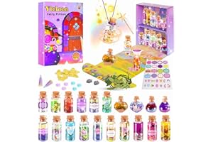 Vicloon Zestaw magicznych mikstur dla dzieci, kreatywny prezent, magiczne eliksiry, zabawki, prezenty dla dziewcząt, magiczne mikstury zestaw do majsterkowania, jedyne w swoim rodzaju rękodzieło dla