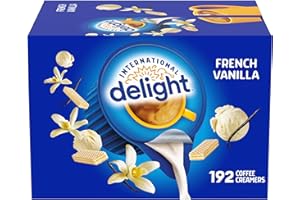International Delight French Vanilla Liquid Creamer, 192-Count Single-Serve P...
