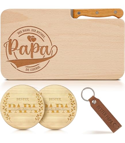 Brettchen Mit Gravur|Vatertag|Bester Papa Der Welt |personalisiert|Brotzeitbrett|Geburtstag|Vatertag Geschenk|Schneidebrett|Frühstücksbrett
