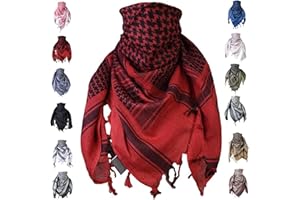 DEAGLE Shemagh scarf men & women tactical 100% cotton military head neck wrap shawl motorcycle hiking paintball face mask 42”x42”