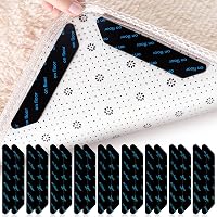 8 Patins Antidérapants Pour Tapis En Forme De Cœur - Adhésifs Réutilisables Pour Sols Bois, Carrelage Ou Béton