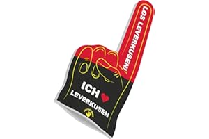 ‎HIGH FIVE FINGERS HIGH FIVE FINGERS My City Fahne Flagge Schaumstoff Hand für Fussball, Handball, Leichtathletik | Fanartikel für Spiele, Stadion und Events | One Size | 40 x 20 x 2,5 cm