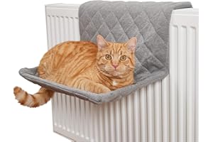 PiuPet® Hamac Chat radiateur I pour Les Chats jusqu'à 7kg I Tous radiateurs Courants I Lits pour Chats I Hamac Chat
