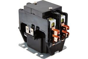 Emerson 90-247 Two pole contactor designed for heating and Air Conditioning units with 40-Amp and 24V Coil