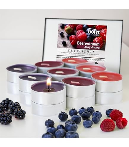 Vanille Duftkerzen Teelichter - 14 Stück Aus 100% Palmwachs