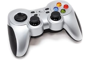 LOGITECH G Logitech F710 Wireless Gamepad, 2.4 GHz Wireless con Nano-ricevitore USB, Controller Dual Vibration Feedback, 4 switch D-Pad, PC, Grigio/Nero