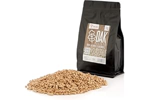 BBQ-Toro Pellets para Barbacoa de 100% Madera de Roble | 1 kg | Pellets de Roble para Barbacoa, Ahumador, Horno de Pizza de Pellets y Sistemas de Calefacción | Pellets de Madera