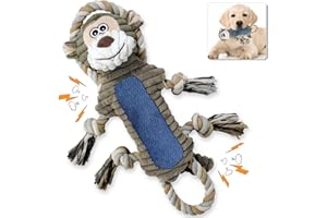 Frbyvad Hundespielzeug Quietschend für Große Kleine Hunde, Welpenspielzeug, Interaktives Hundespielzeug Welpen, Tauziehen Hunde Spielzeug, Kauspielzeug Hund, Spielzeug für Hunde gegen Langeweile.