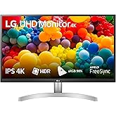 LG 27UL500P Monitor 27" UltraHD 4K LED IPS HDR 10, 3840x2160, 5ms, AMD FreeSync 60Hz, HDMI 2.0 (HDCP 2.2), Display Port 1.4,