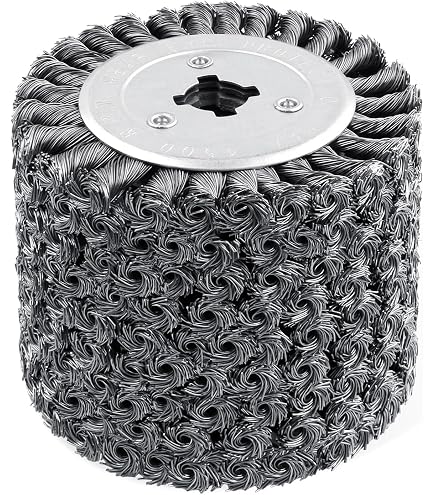 AOKLIT Abrasive Drum Wheel - 40 Grit Paint & Rust Remover For Wood & Metal Surfaces