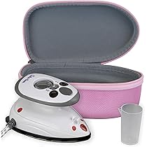 Mini Ferro Da Stiro Da Viaggio The Quilted Bear - Piastra Ceramica, Vapore, Custodia Nera - Foto 12