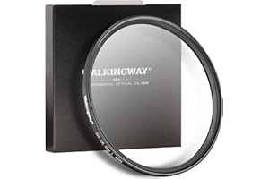 Walking Way 62 MM Filtro di Diffusione - Filtro Nebbia Sottile Circolare per Il Ritratto - Filtri Mist Flou Morbidi Ultra Sottile con Vetro Ottico HD (Leggero 1, 62 MM)