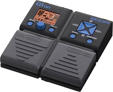 Zoom G1X FOUR - Pédale Multi-Effets Pour Guitare Avec 70+ Effets, 13 Simulations D'Ampli, Looper, Section Rythmique Et Pédale D'Expression