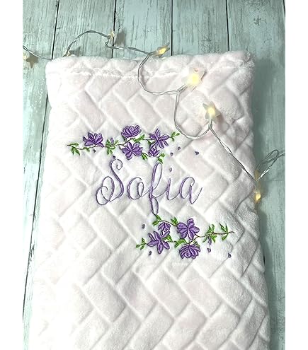 Coperta Personalizzata Per Neonato In Cotone - Con Nome Ricamato, Morbida E Traspirante - Foto 9