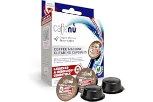 Caffenu | Capsule Per La Pulizia Del Caffè Caffenu | Compatibile con il sistema per Lavazza a Modo Mio| Detergente macchina caffè | Completa il tuo kit da barista