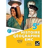 Histoire G&eacute;ographie EMC 5e: Livre &eacute;l&egrave;ve