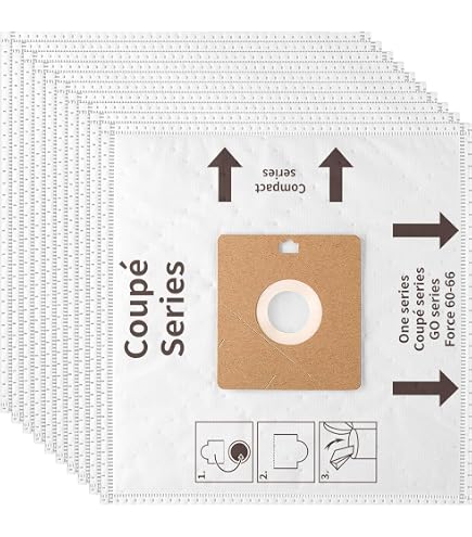 Dustwave® 20x Dust Filter Bags for Koenic KVC 100, 200 Comfort, 700, Dirt Devil M7023-0 Rocco, Hoover H75, AFK BS-2000W.14 / Branded Filter Bags - Made in Germany