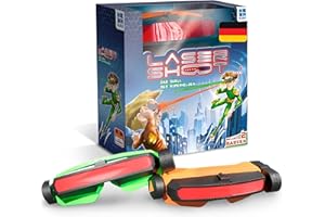 Megableu Shoot niños Disparos Lucha Infantil en Interior 2 máscaras láser Incluidas-Regalo Interactivo-Juego para Exteriores-A Partir de 6 años-Versión Alemana (678448)