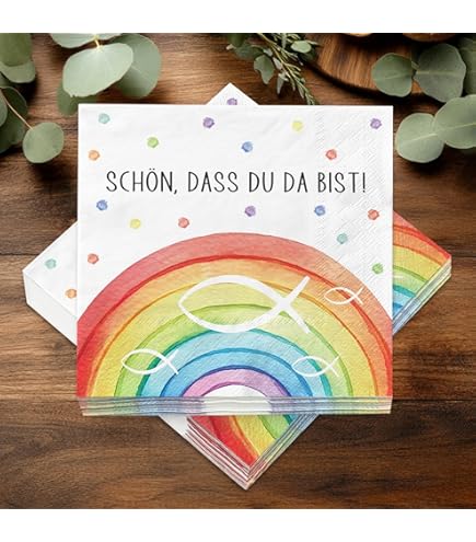 Serviettenshop Bougie Ronde Green Leaves And Fish - Feuilles Vertes Dorées Autour Du Poisson - Pour Communion, Confirmation, Baptême - Diamètre : 8 Cm - Hauteur : 7,5 Cm