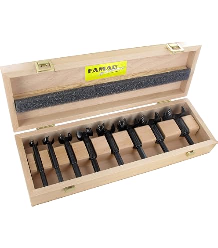 FAMAG Schlangenbohrer-Set 6-teilig, 10–20 Mm, 460 Mm Lang – Für Tiefe Löcher In Holz | Made In Germany