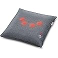 Beurer MG135 Shiatsu Massage Cushion | Optional Heat and Light Functions | 4 Rotating Massage Heads | Automatic Switch-Off | Machine Washable Cover | Versatile use for Back, Neck, Shoulders and Legs
