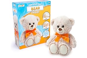 abeec Sewing Kit for Kids, Sew Your Own Teddy Bear, Craft Kit for Boys and Girls Perfect for Kids Aged 8 and Above, Ultimate Craft Kit for Kids with Everything Included