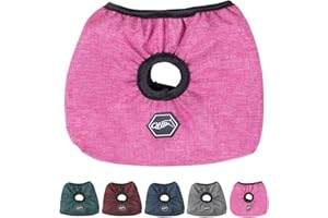 NETPROSHOP Steigbügelschoner mit Loch für Riemen und Fleecefutter zum Schutz des Sattels, Farbe:Pink
