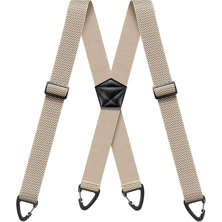 KANGDAI Mens Braces Y Style Braces One Size Adjustable Suspenders Trouser Braces Salopette Braces Strong Metal Clips