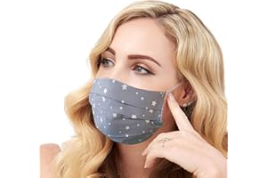 Lilind® Cloth Face Masks, Handmade Comfortable Gift, Breathable Soft Reusable and Washable Covering, 100% Cotton