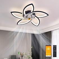 Ventilatore Da Soffitto Con Luce LED Melchioni - 6 Velocità, Rotazione Inversa, Timer, Telecomando, 100W