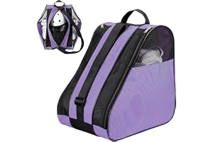 Skridskoväska barn, skridskoväska med justerbar rem, rullskoväska inlines, skridskoväska ryggsäck, skidskoväska barn, skridskoåkning för män och kvinnor
