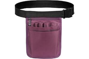 BGOBTY Marsupio da infermiera,Cintura organizer medica,Marsupio Infermiere Organizer,Cintura Multifunzionale Organizer Borsa,marsupio con cintura regolabile,marsupio multifunzionale (Viola)