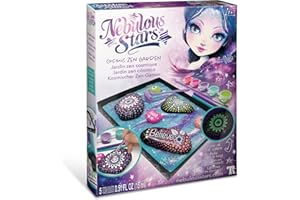 Kit Créatif Jardin Zen Cosmique Eclipsia Nebulous Stars - Mélangeur de Jardin Zen et Dot Painting - Coffret Loisirs Créatifs pour Enfant à partir de 7 ans - Activité Création Manuelle pour Fille