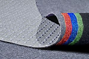 MadeInNature Moquette d'extérieur ou d’intérieur, Dimensions et Couleurs au Choix, Tapis Type Gazon Artificiel - pour Jardin, terrasse, Balcon, revêtement de Sol Outdoor (400 x 200 cm, Gris clair)