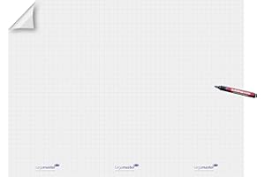 ‎LEGAMASTER Legamaster Magic-Chart Flipchart Folie - statisch selbsthaftend - weiß - 120x90cm - inkl. 1 Permanentmarker - 15 XL-Blätter