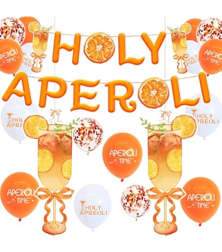 Décorations Aperol : 102 Accessoires Aperol Spritz, Guirlande