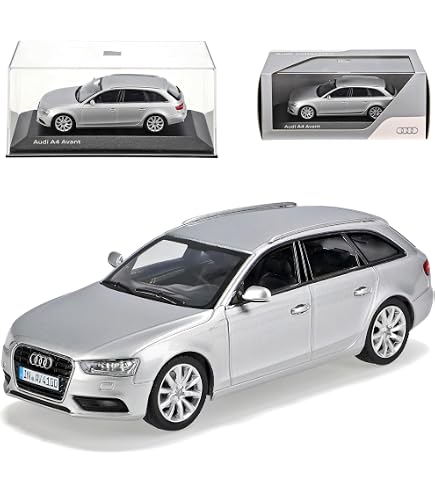Audi A4 Avant Allroad, met.-grey, model car, ready-made model
