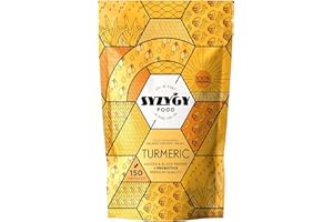 SYZYGY FOOD - Curcuma Bio avec Gingembre et Poivre Noir avec PROBIOTIQUES - 1520 mg - 150 Gélules avec Curcumine sans Excipients - Assimilation Facile pour Articulations et Muscles - Formule Avancée